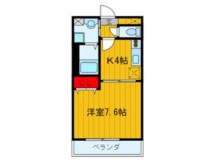 アムール諸福Ａ（１Ｆ）の物件間取画像